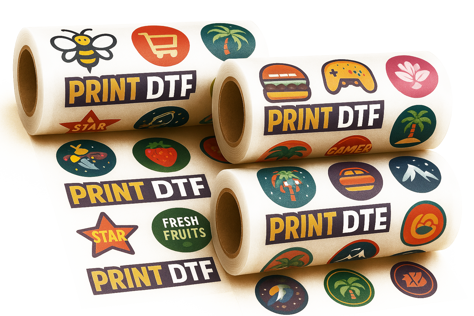 Print DTF aplicat pe tricou
